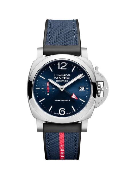 PANERAI LUMINOR QUARANTA LUNA ROSSA BITEMPO