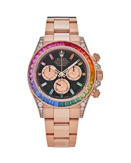 ROLEX DAYTONA RAINBOW ROSEGOLD