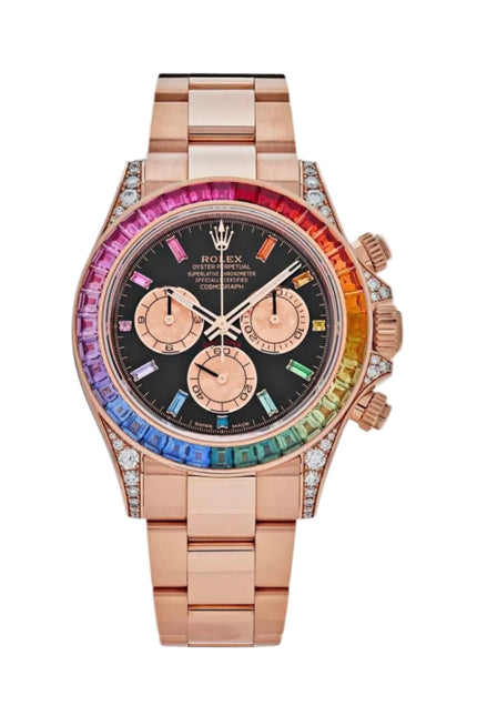 ROLEX DAYTONA RAINBOW ROSEGOLD