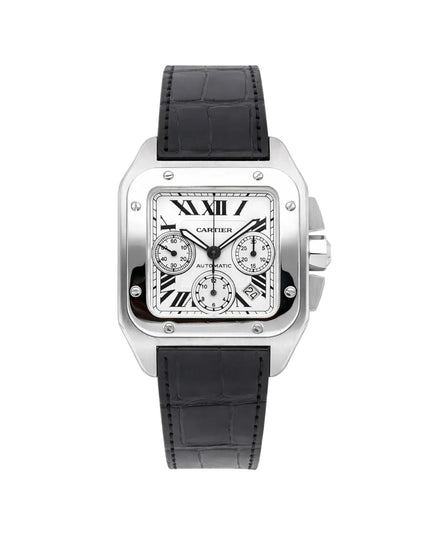 CARTIER SANTOS CRONÓGRAFO - PIEL