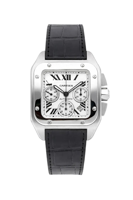 CARTIER SANTOS CRONÓGRAFO - PIEL
