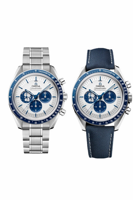 OMEGA SPEEDMASTER MOONWATCH 50TH SNOOPY SUIZO DOBLE EXTENSIBLE