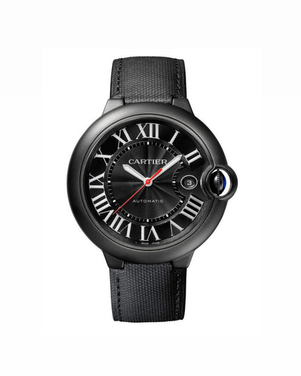 CARTIER BALLON BLEU CARBON BLACK DIAL SUIZO