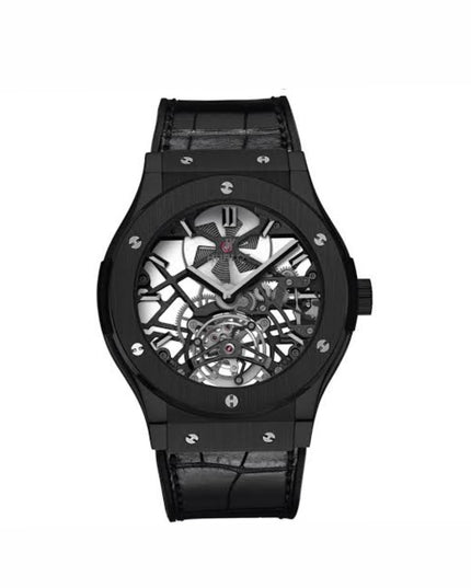 HUBLOT CLASSIC FUSION SKELETON TOURBILLON TITANIUM LIMITED