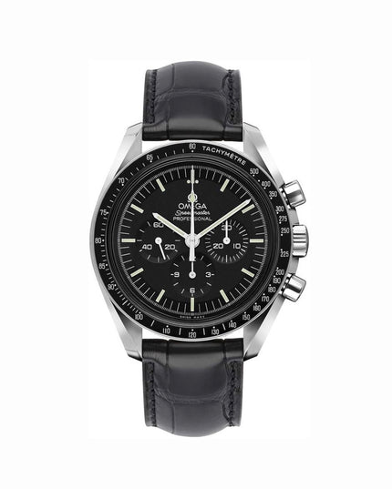 OMEGA SPEEDMASTER MOONWATCH PROFESSIONAL - ACERO CON EXTENSIBLE PIEL