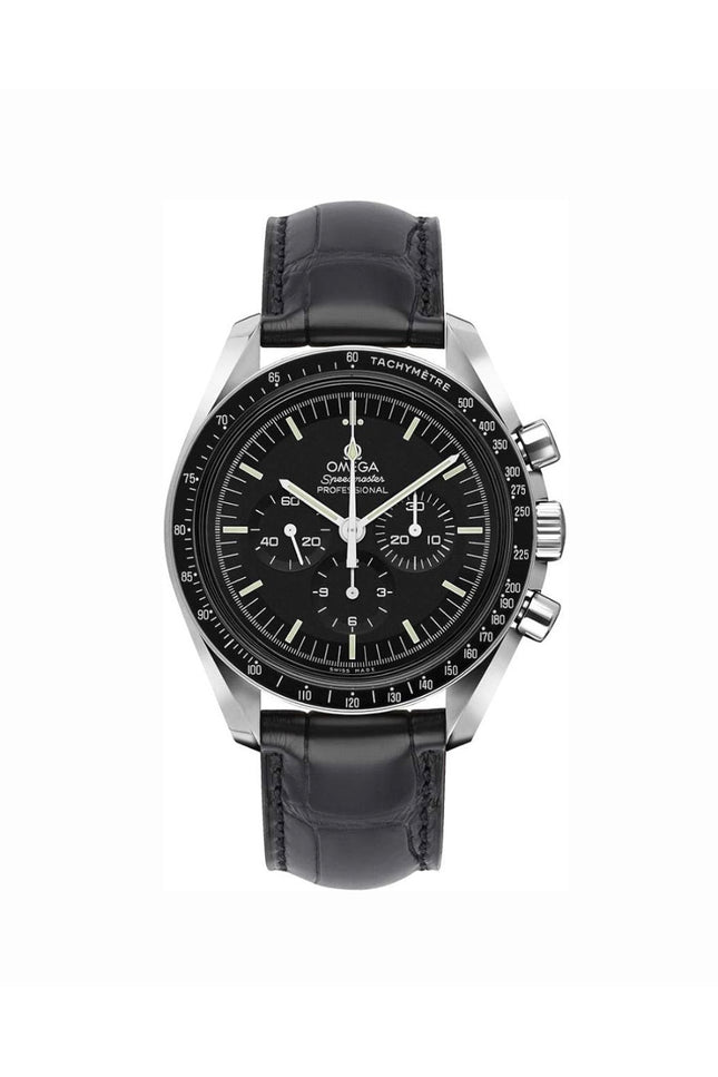 OMEGA SPEEDMASTER MOONWATCH PROFESSIONAL - ACERO CON EXTENSIBLE PIEL