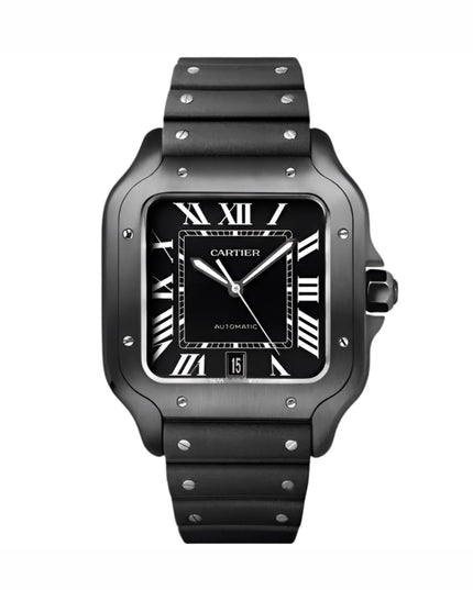 CARTIER SANTOS BLACK SUIZO FLEX