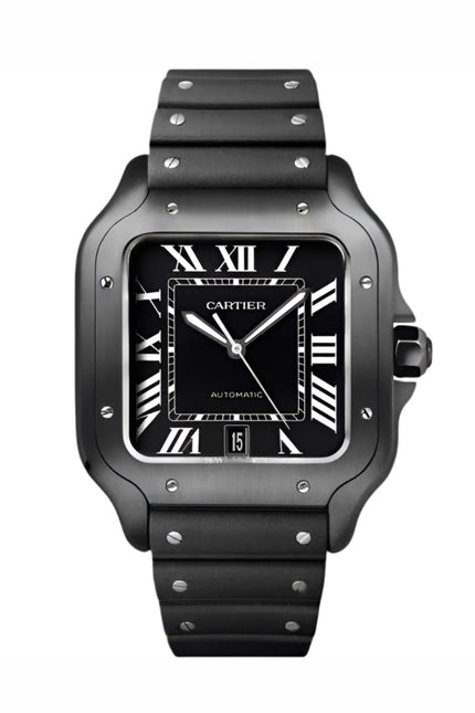 CARTIER SANTOS BLACK SUIZO FLEX