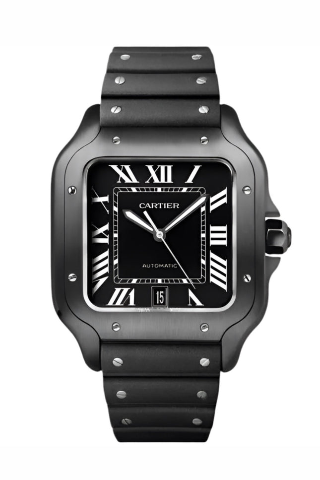 CARTIER SANTOS NEGRO FLEX