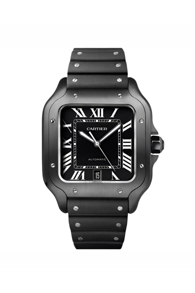 CARTIER SANTOS BLACK SUIZO FLEX
