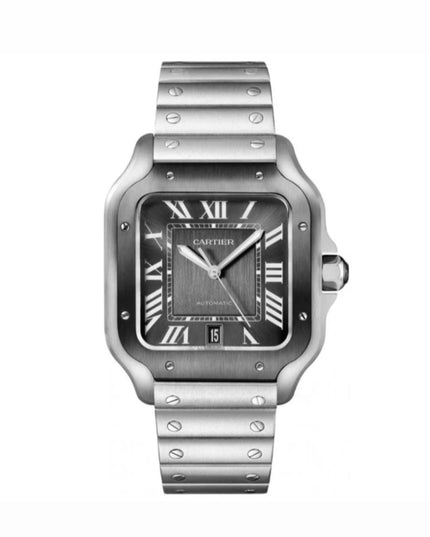 CARTIER SANTOS SUIZO - FONDO NEGRO