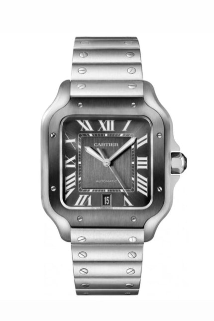 CARTIER SANTOS SUIZO - FONDO NEGRO