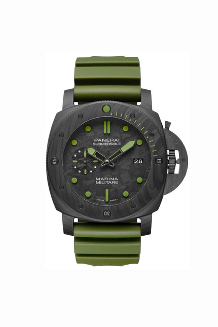 PANERAI SUMERSIBLE MARINA MILITARE CARBOTECH SUIZO