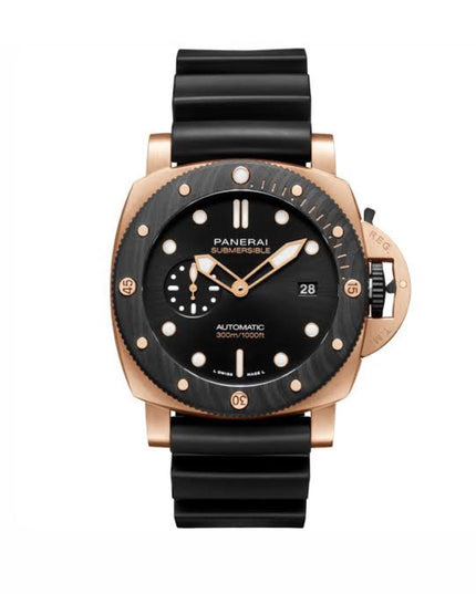PANERAI SUBMERSIBLE - NEGRO CON ROSE GOLD