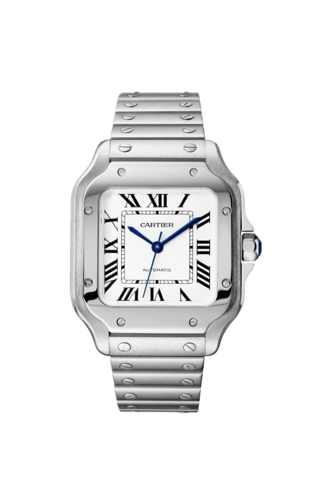 CARTIER SANTOS FONDO BLANCO 36 MM