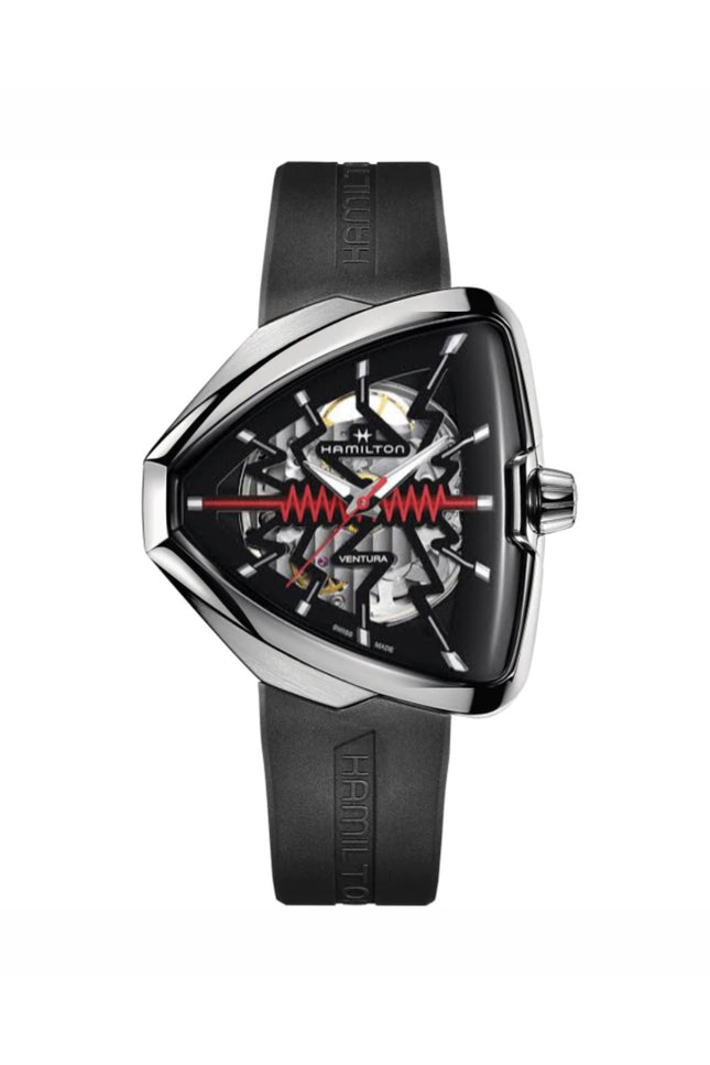 HAMILTON VENTURA SKELETON - PLATEADO