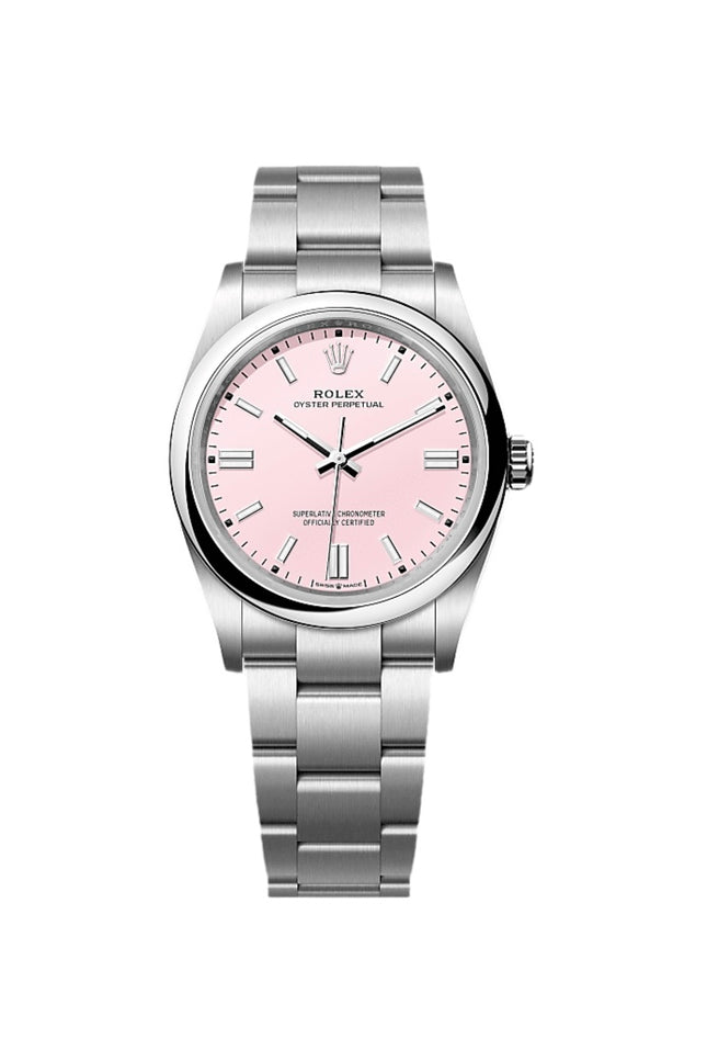 ROLEX OYSTER PERPETUAL 36MM SUIZO - FONDO ROSA