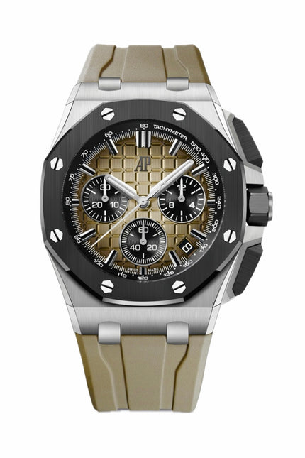 AUDEMARS PIGUET ROYAL OAK OFFSHORE CRONÓGRAFO SUIZO - CAFÉ CLARO