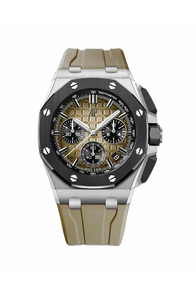 AUDEMARS PIGUET ROYAL OAK OFFSHORE CRONÓGRAFO SUIZO - CAFÉ CLARO