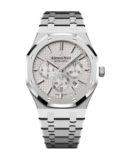 AUDEMARS PIGUET ROYAL OAK CRONÓGRAFO SUIZO - FONDO BLANCO