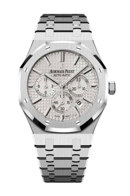 AUDEMARS PIGUET ROYAL OAK CRONÓGRAFO SUIZO - FONDO BLANCO
