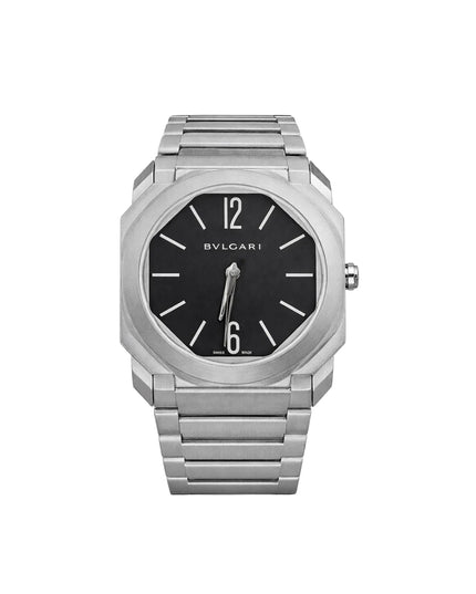 BVLGARI OCTO FINISSIMO - PLATA FONDO NEGRO