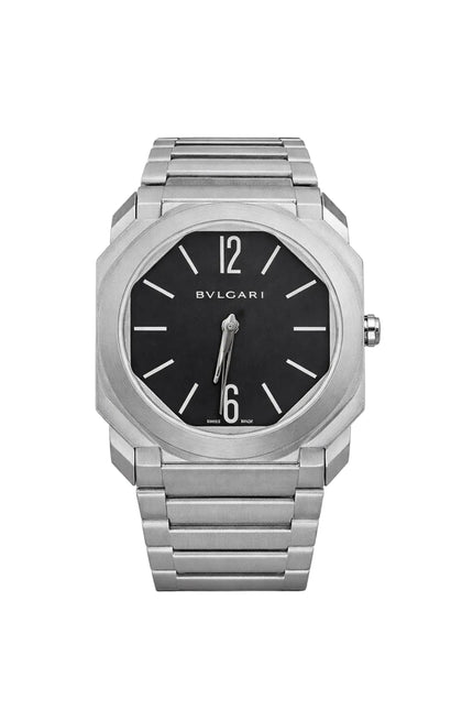 BVLGARI OCTO FINISSIMO - PLATA FONDO NEGRO