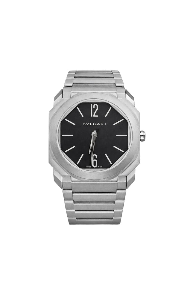 BVLGARI OCTO FINISSIMO - PLATA FONDO NEGRO