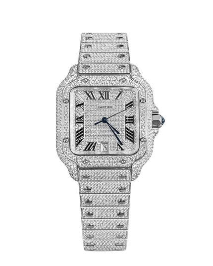 CARTIER SANTOS FULL ICE SUIZO
