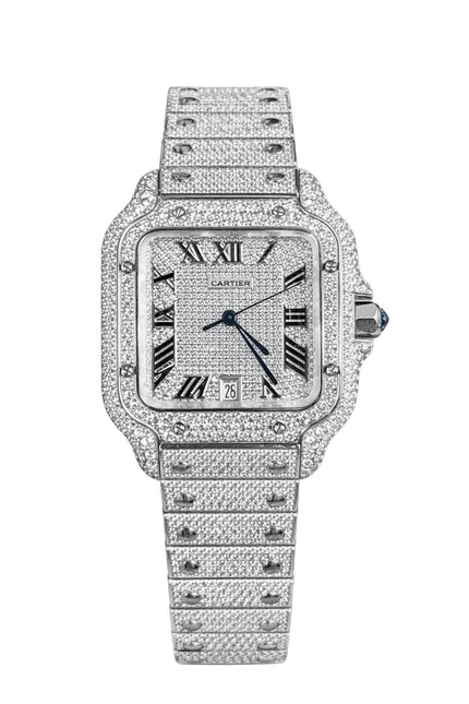 CARTIER SANTOS FULL ICE SUIZO