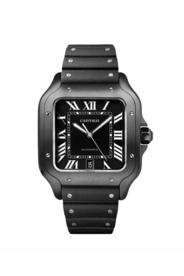 CARTIER SANTOS NEGRO ACERO