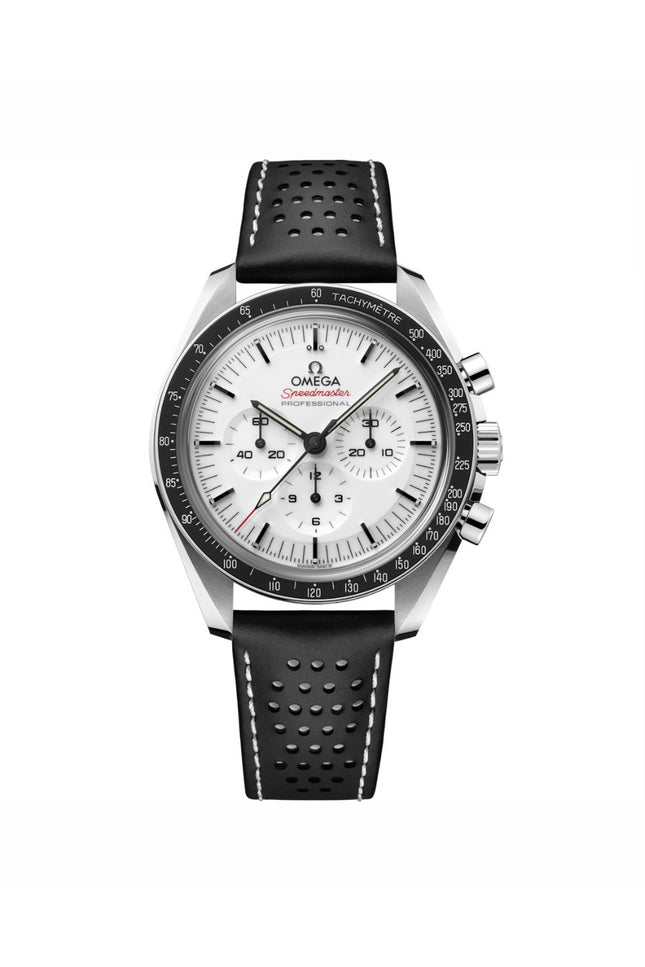 OMEGA SPEEDMASTER MOONWATCH PROFESSIONAL - ACERO CON EXTENSIBLE PIEL