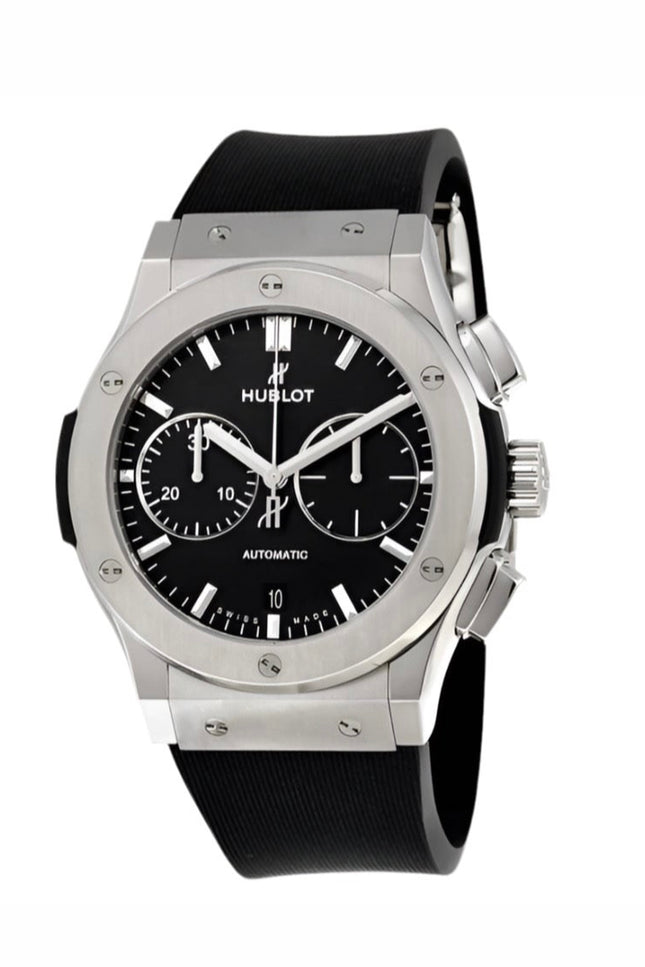 HUBLOT CRONO CLASSIC FUSION - NEGRO PLATEADO