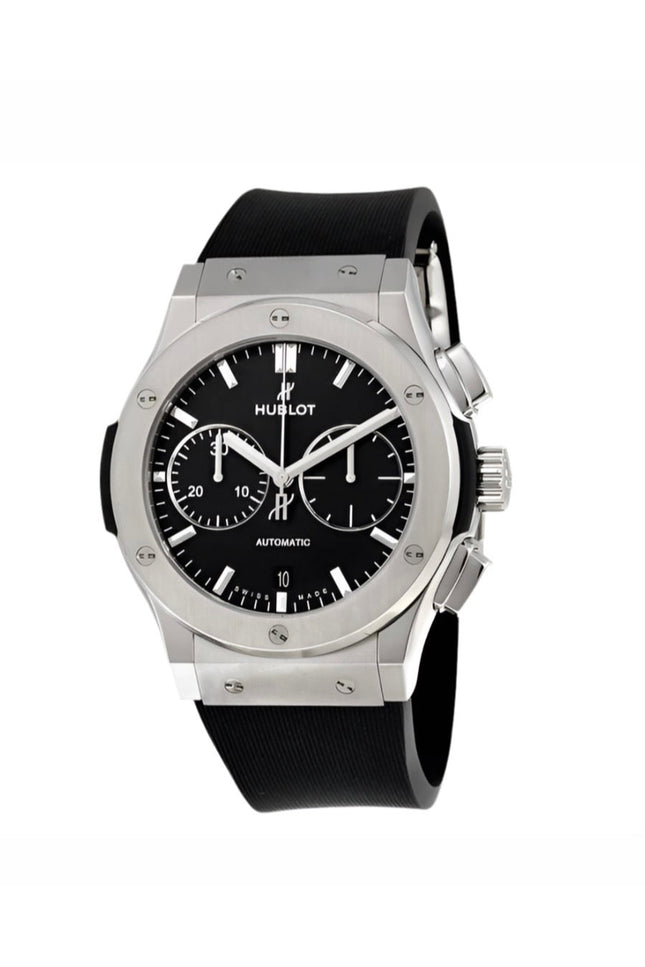 HUBLOT CRONO CLASSIC FUSION - NEGRO PLATEADO