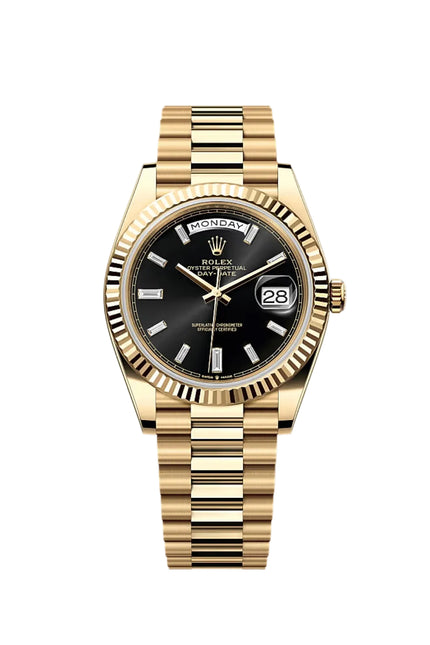 ROLEX DAY DATE DORADO - FONDO NEGRO