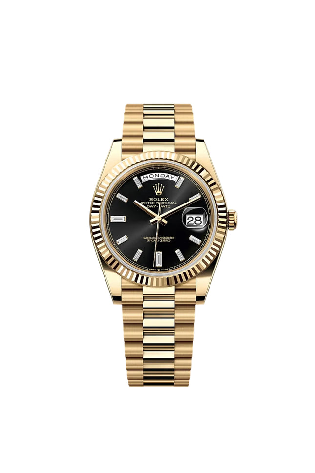 ROLEX DAY DATE DORADO - FONDO NEGRO