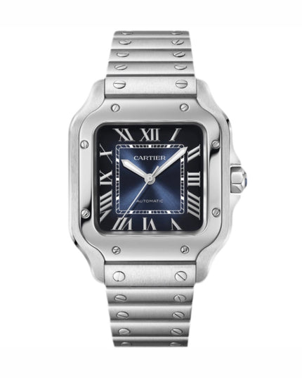 CARTIER SANTOS FONDO AZUL