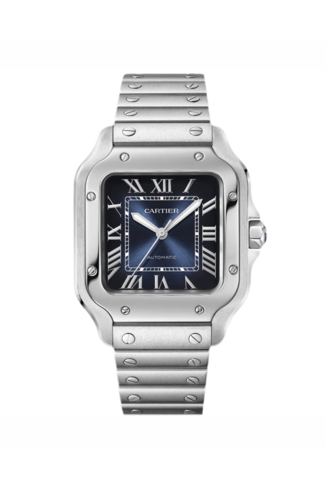 CARTIER SANTOS FONDO AZUL