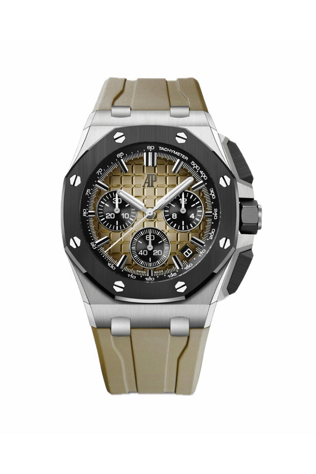 AUDEMARS PIGUET ROYAL OAK OFFSHORE CRONÓGRAFO - CAFÉ CLARO