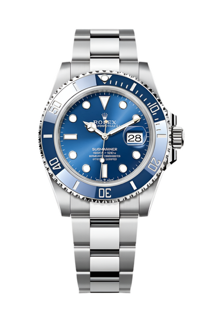 ROLEX SUBMARINER DATE FONDO AZUL