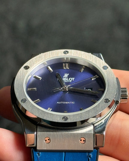 HUBLOT CLASSIC TITANIUM FUSION BLUE DIAL