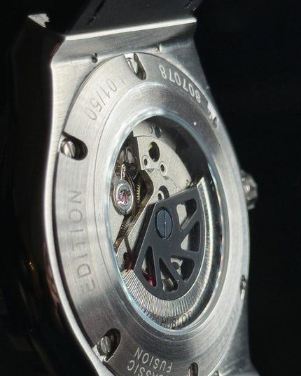 HUBLOT CLASSIC TITANIUM FUSION BLUE DIAL