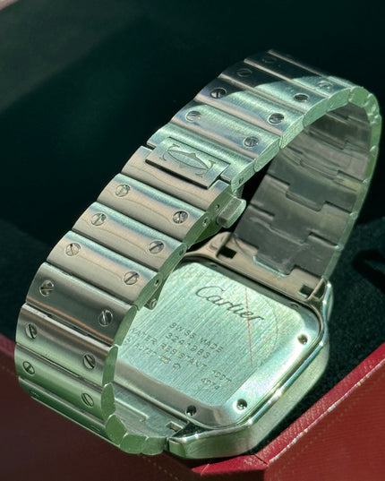CARTIER SANTOS FONDO AZUL