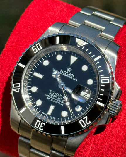 ROLEX SUBMARINE NEGRO DATE