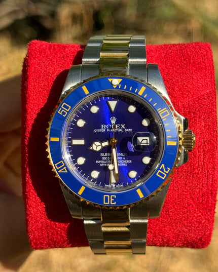 ROLEX SUBMARINER AZUL 2 TONOS