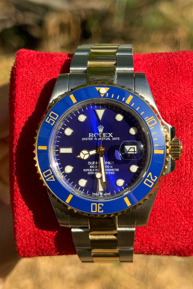 ROLEX SUBMARINE AZUL 2 TONOS