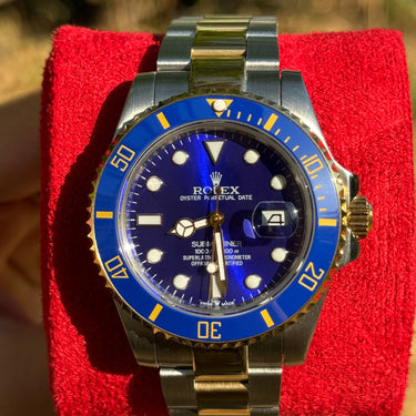 ROLEX SUBMARINE AZUL 2 TONOS