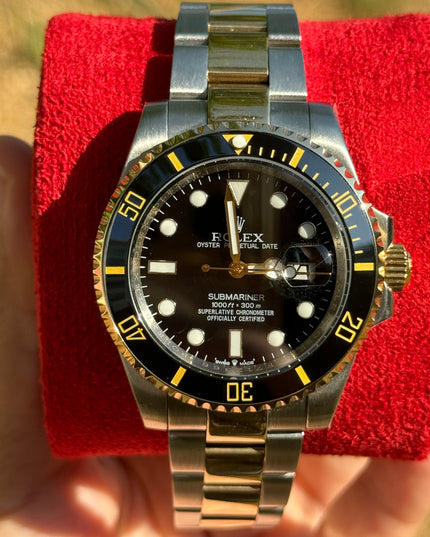 ROLEX SUBMARINE NEGRO 2 TONOS