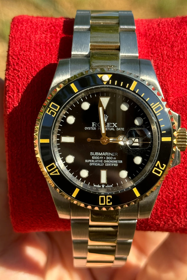 ROLEX SUBMARINE NEGRO 2 TONOS