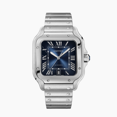 CARTIER SANTOS FONDO AZUL